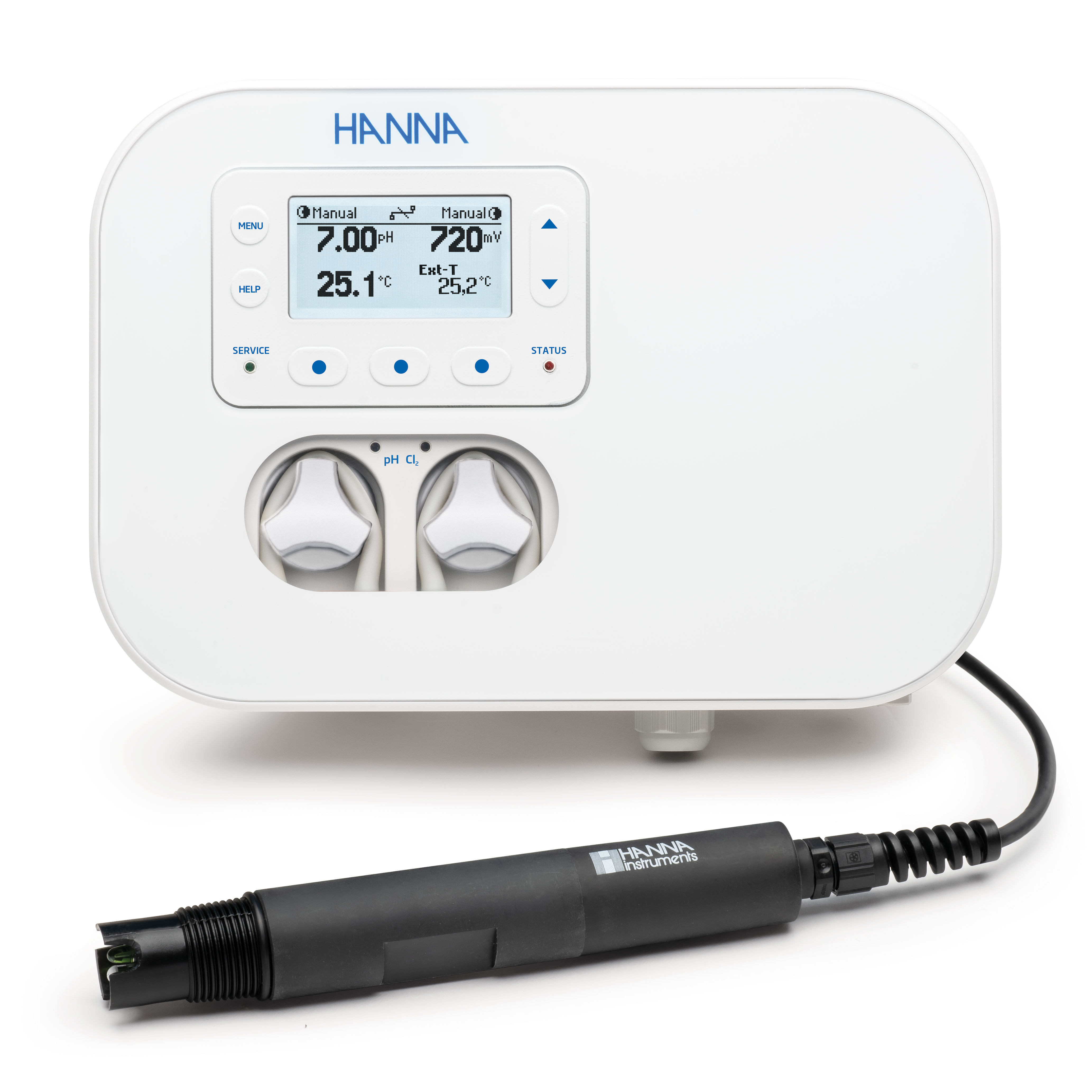 Security Pool Plus - pH-/Chlor-Überwachungsgerät, 2m Kabel