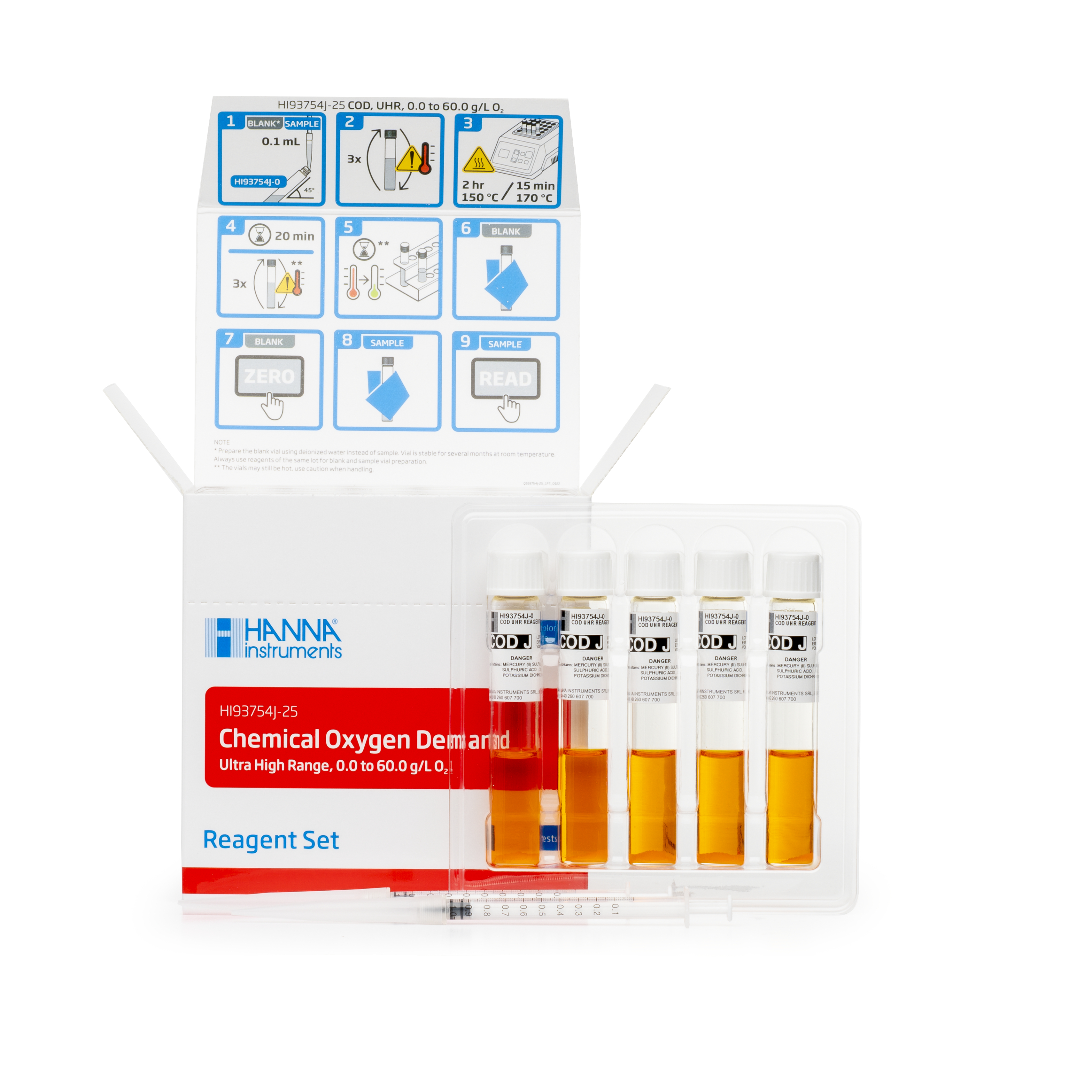 CSB,0 bis 60.0 g/L, 25 vordosierte Küvetten