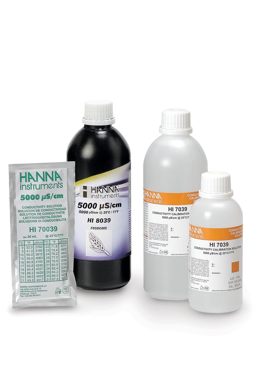 Kalibrierlösung Leitfähigkeit 5000 µS/cm, 500mL-FDA-Flasche