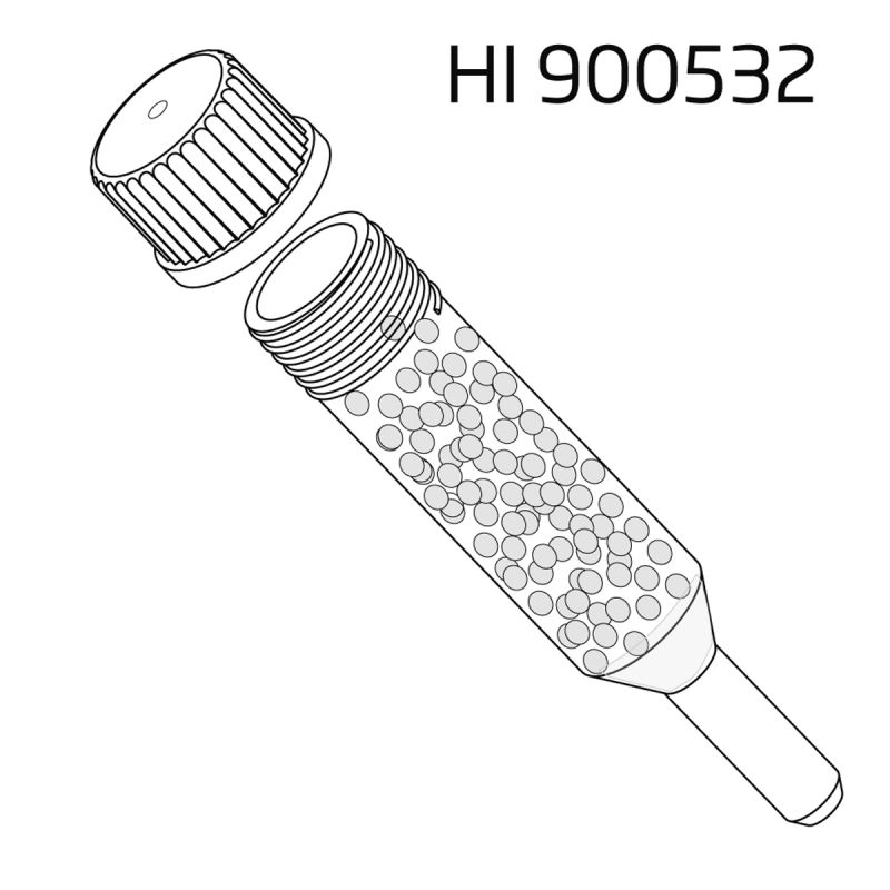 Trockenmittelkartusche für Titrationsgefäß / Titrantenflasche HI903