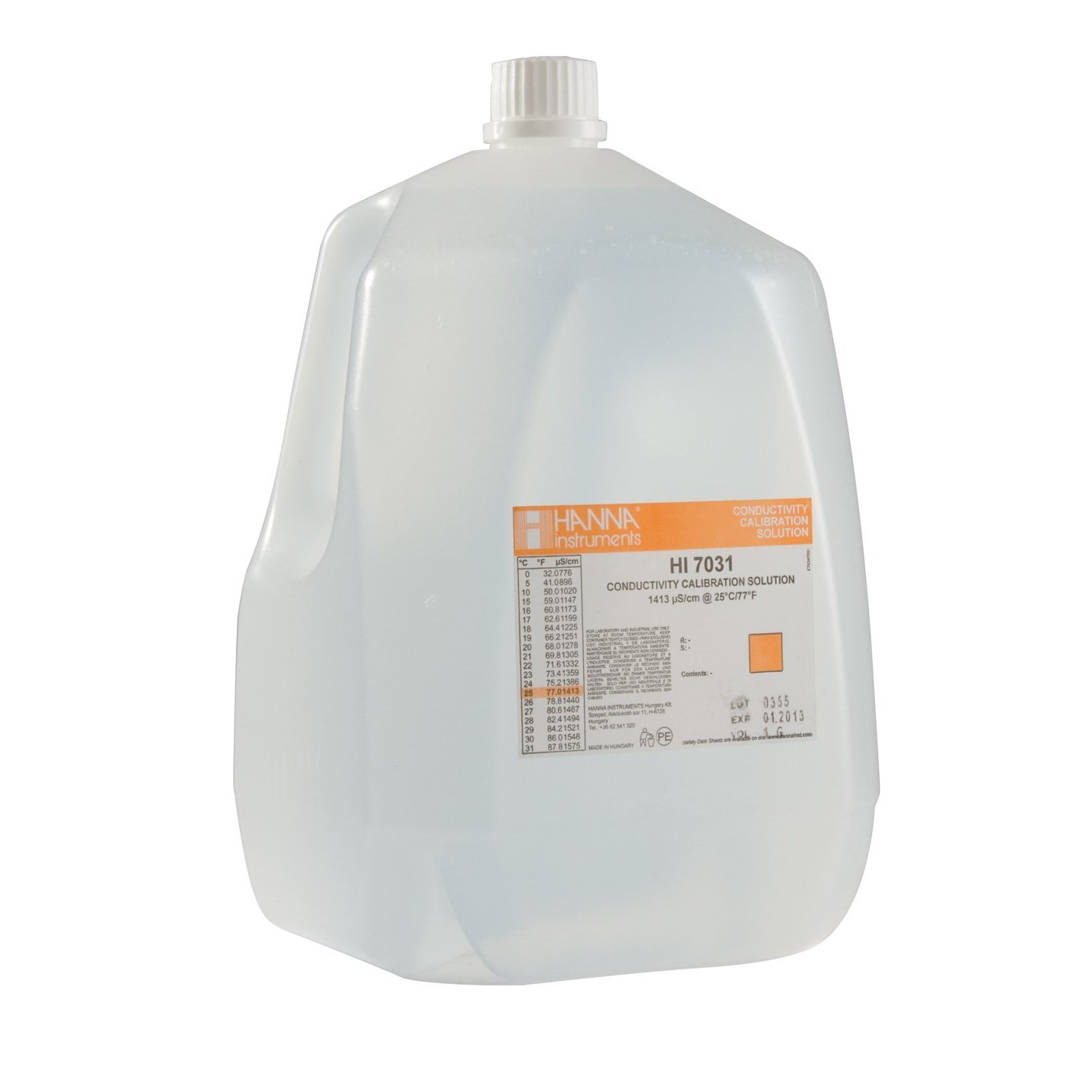 Kalibrierlösung Leitfähigkeit 1413 µS/cm, 3,78L-Kanister