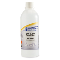 Kalibrierlösung pH 1,00; technische Qualität, 500mL-Flasche