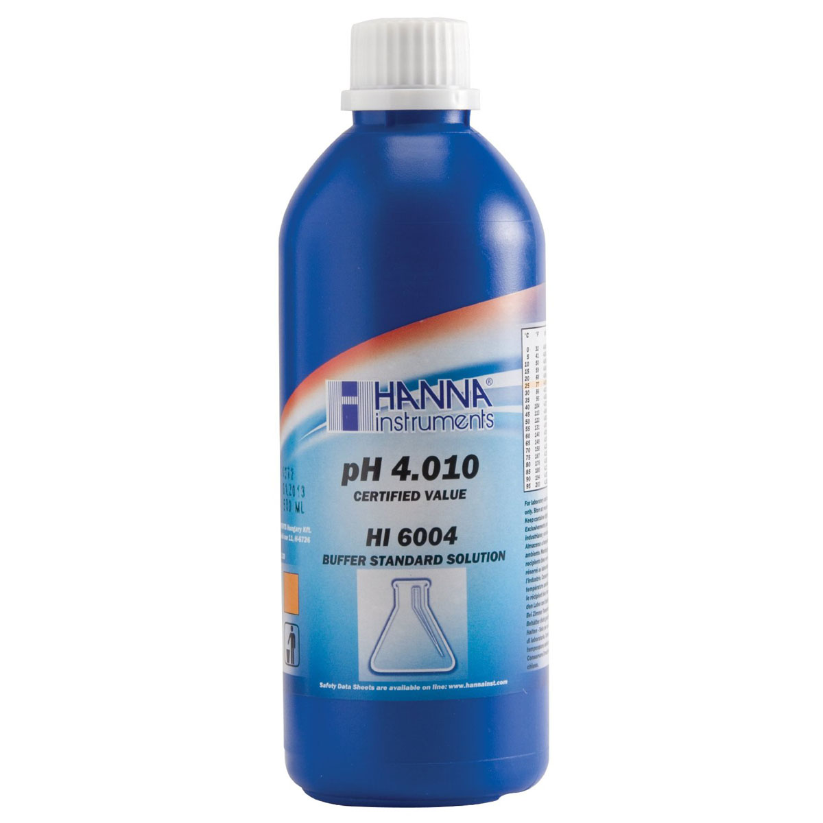 Kalibrierlösung pH 4,010; Premiumqualität, 500mL-Flasche