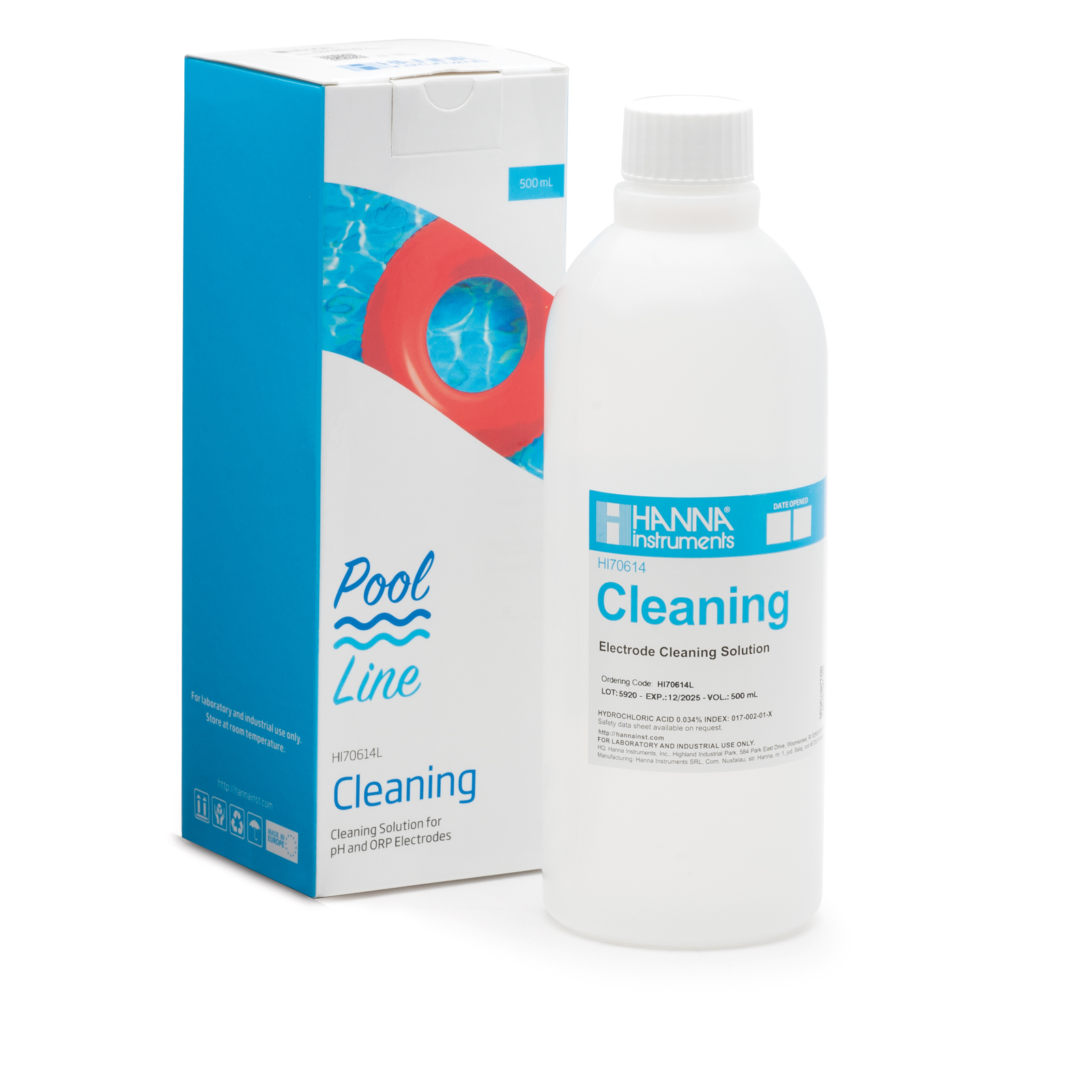 Pool Line Reinigungslösung für Elektroden, 500 mL Flasche