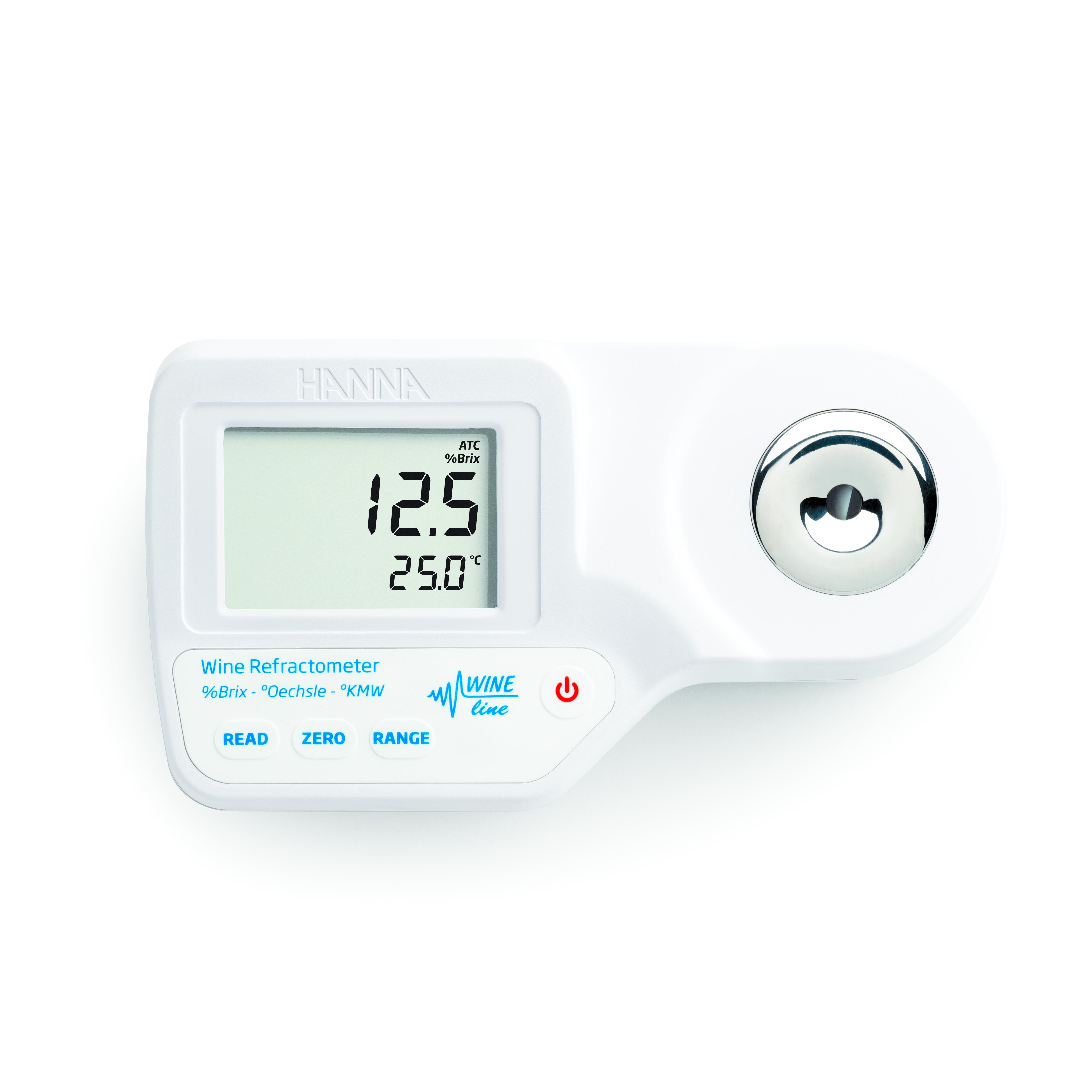 WEIN - °Oe, %Bx, °KMW  Refraktometer digital