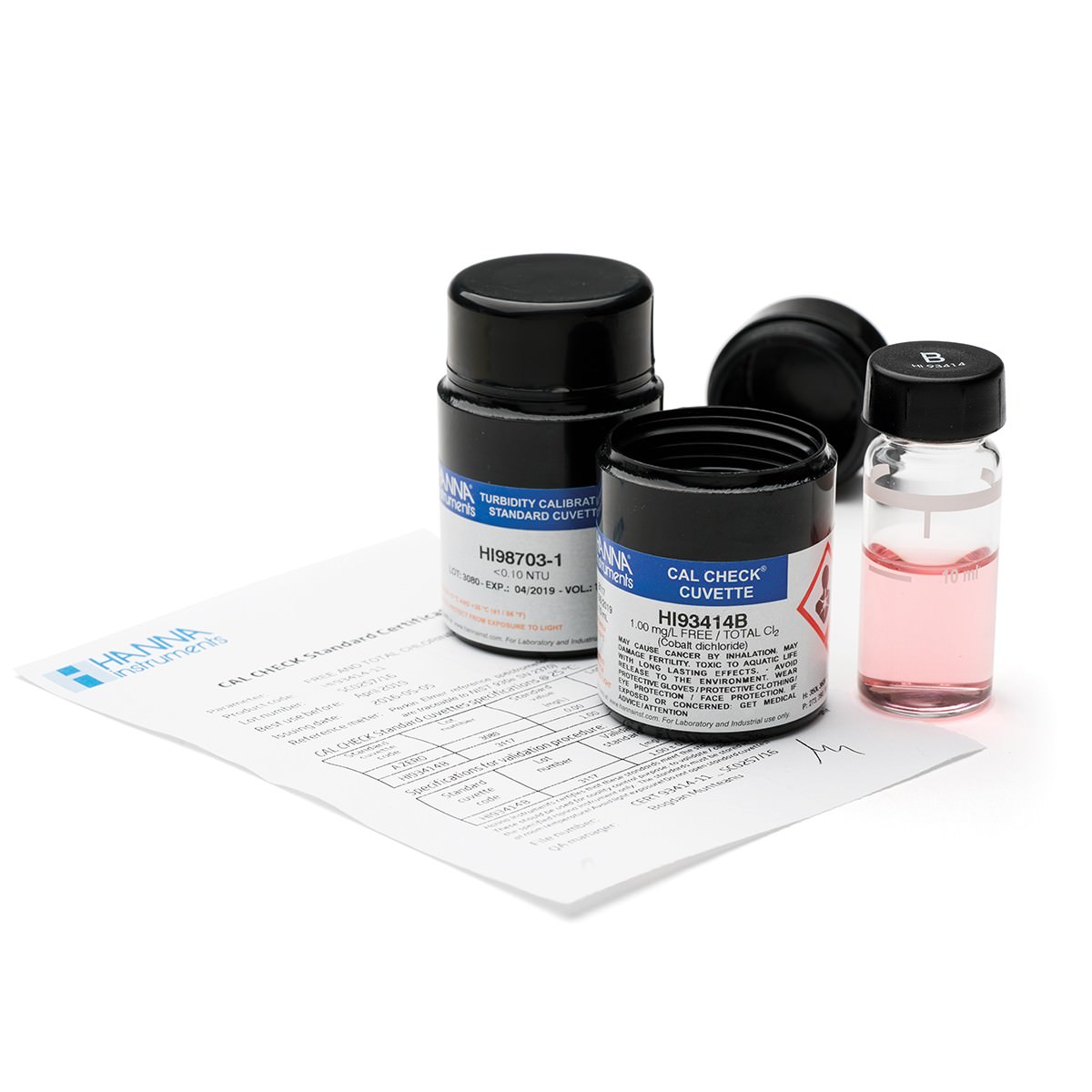 Kit mit Chlorstandards für HI83414 & HI93414
