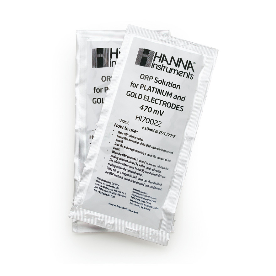 Testlösung Redoxpotential @470 mV, 25 x 20mL-Beutel