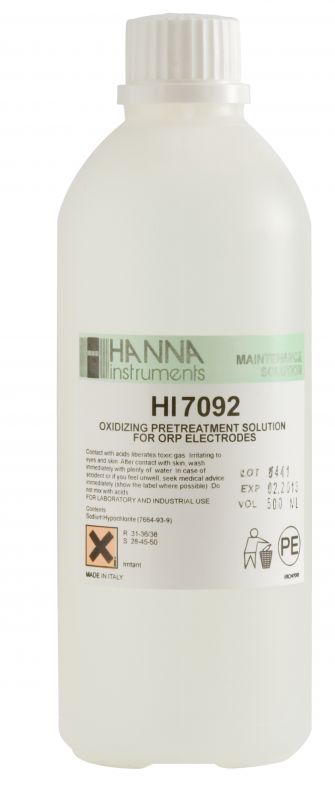 Vorbehandlungslösung für Redoxelektroden, oxidierend, 500mL-Flasche