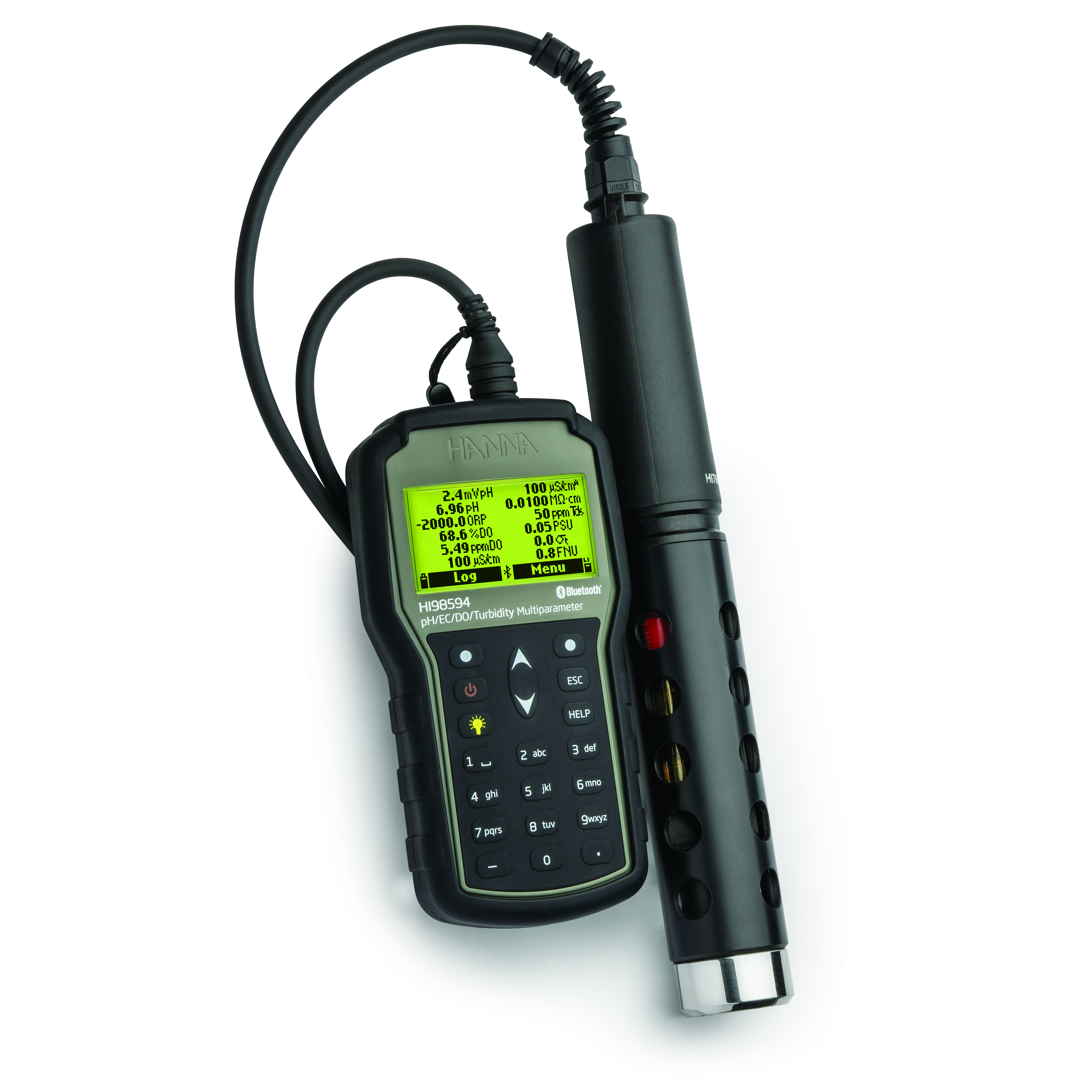 Multiparameter-Messgerät pH/EC/Trübung/OPDO®-Messgerät mit Bluetooth®