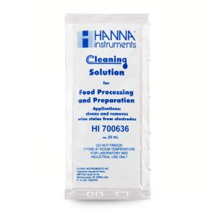 Reinigungslösung für Elektroden, Anwendung Weinflecken, 25 x 20mL-Beutel