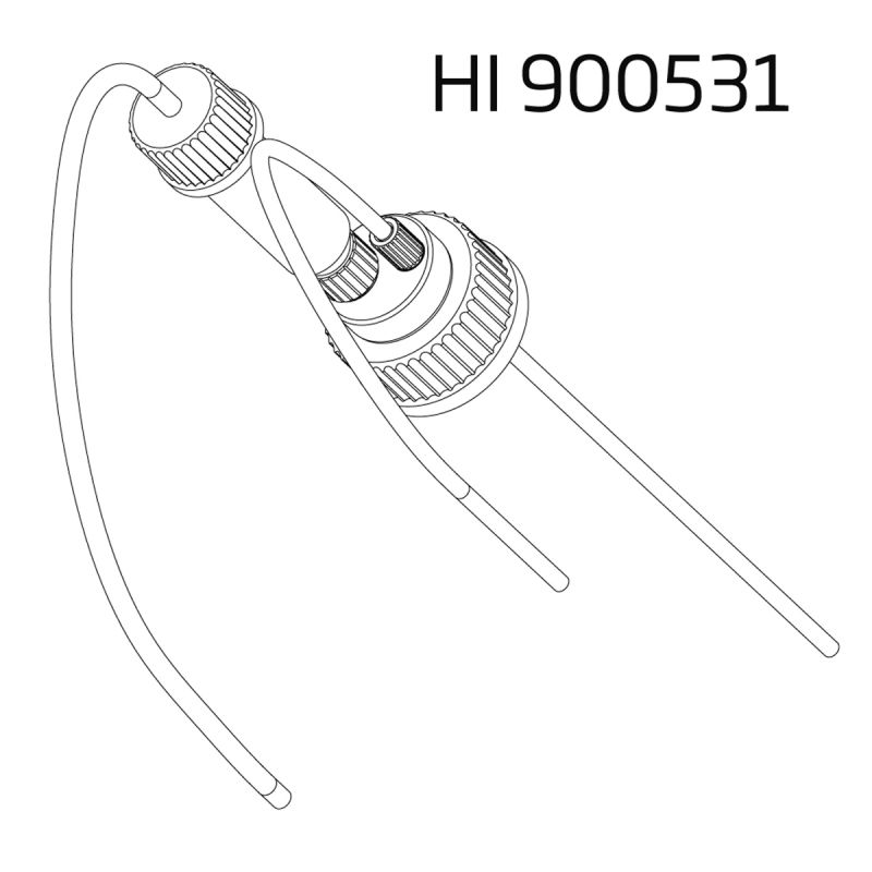 Deckelaufsatz für die Lösemittel- oder Abfallflasche, HI903