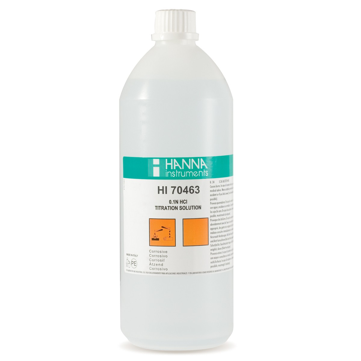 Titrationslösung Salzsäure 0,1 N; 1L-Flasche