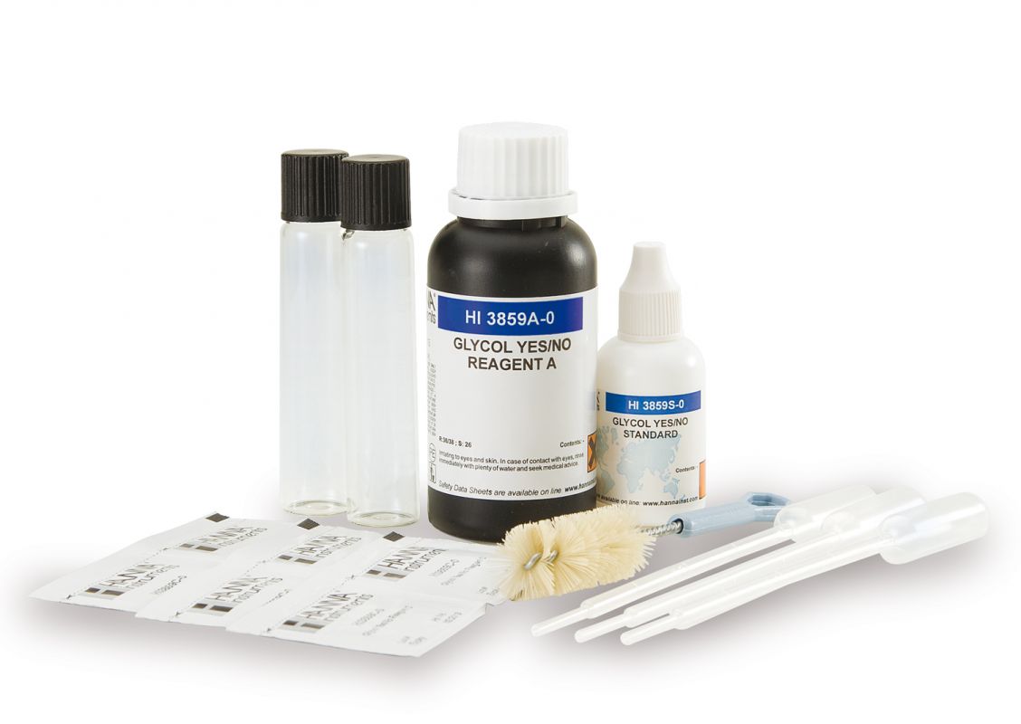 Glykol Nachweis Testkit für KFZ-Öle (u.a. ATF-Öle) - 25 Tests
