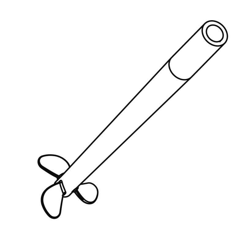 Ersatzpropeller für Überkopfrührer, HI901C, HI902, 3 Stk.