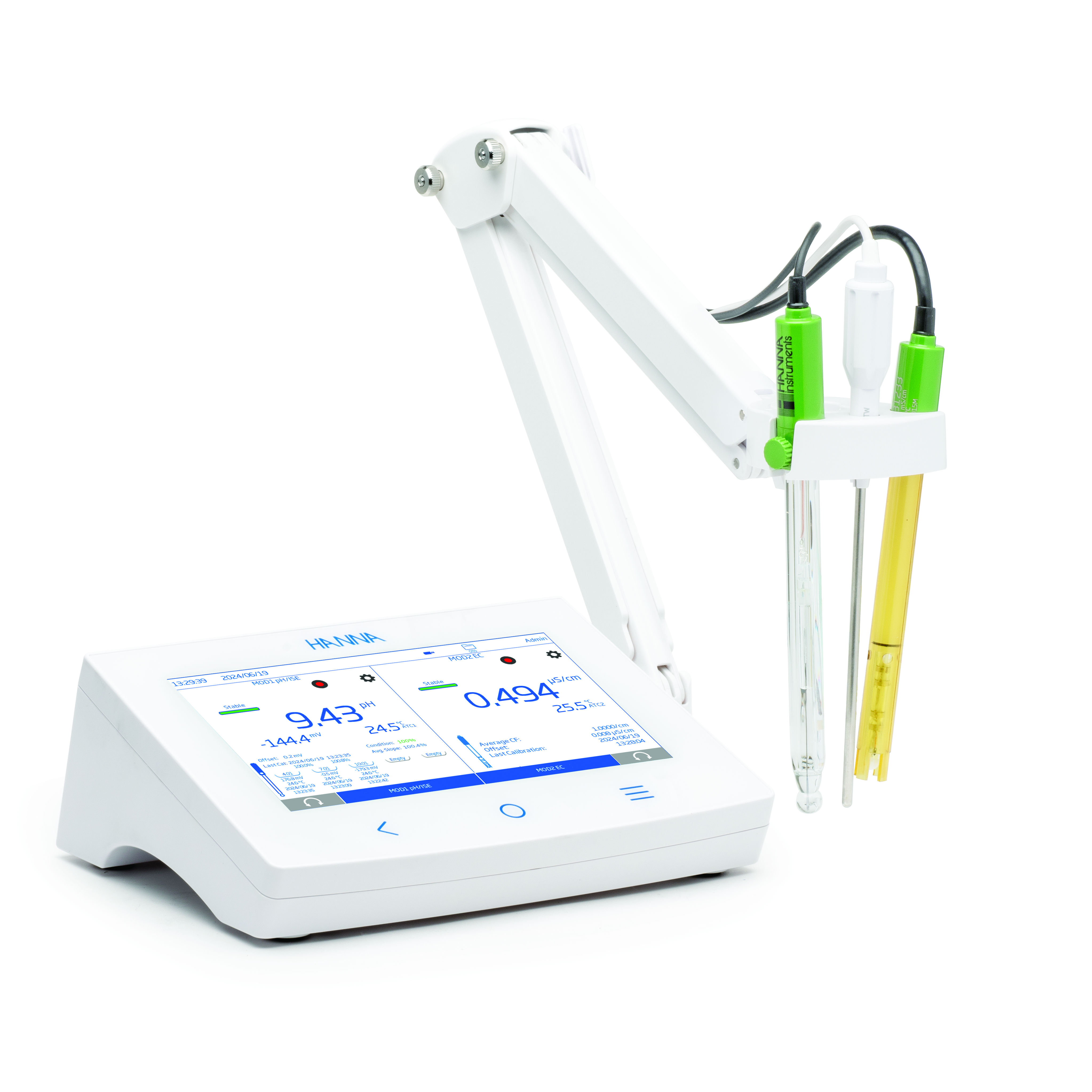HI6522-02: HI6000-Kit mit pH/Redox/ISE- und Leitfähigkeits-Modul