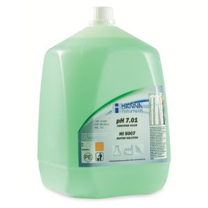 Kalibrierlösung pH 7,01; technische Qualität, 3,78L-Kanister, farbkodiert (grün), 2 Stk.