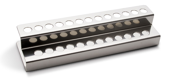 Abkühlgestell für 25 Küvetten